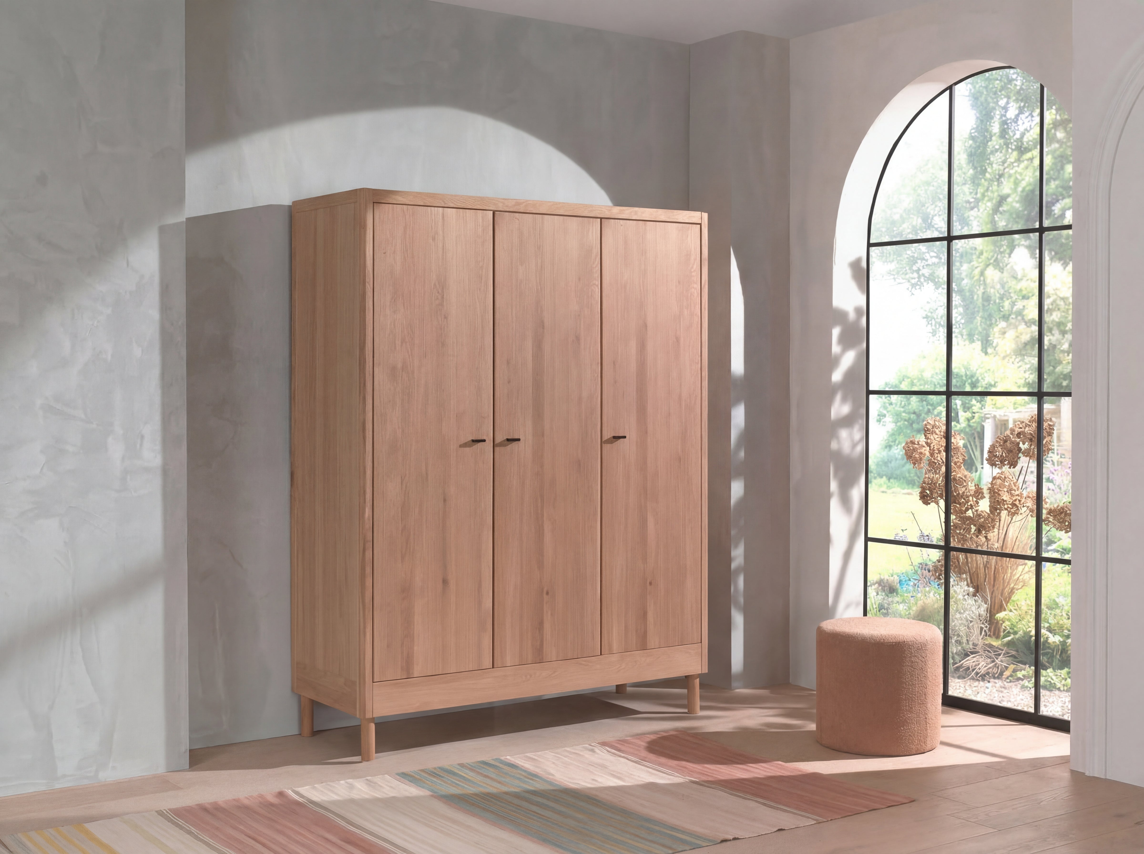 ארון 3 דלתות פורסט אלון