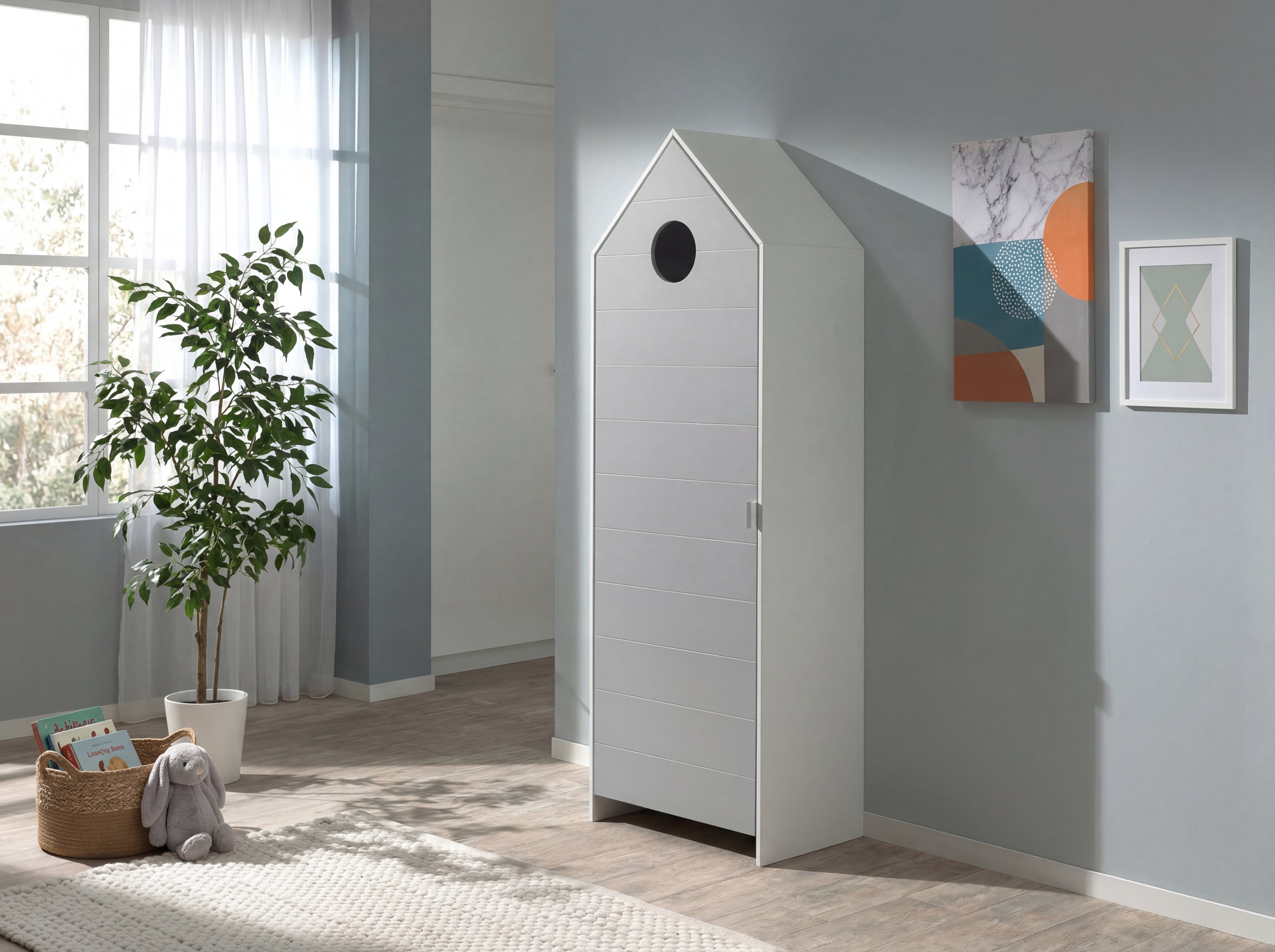 ארון קאסמי אפור