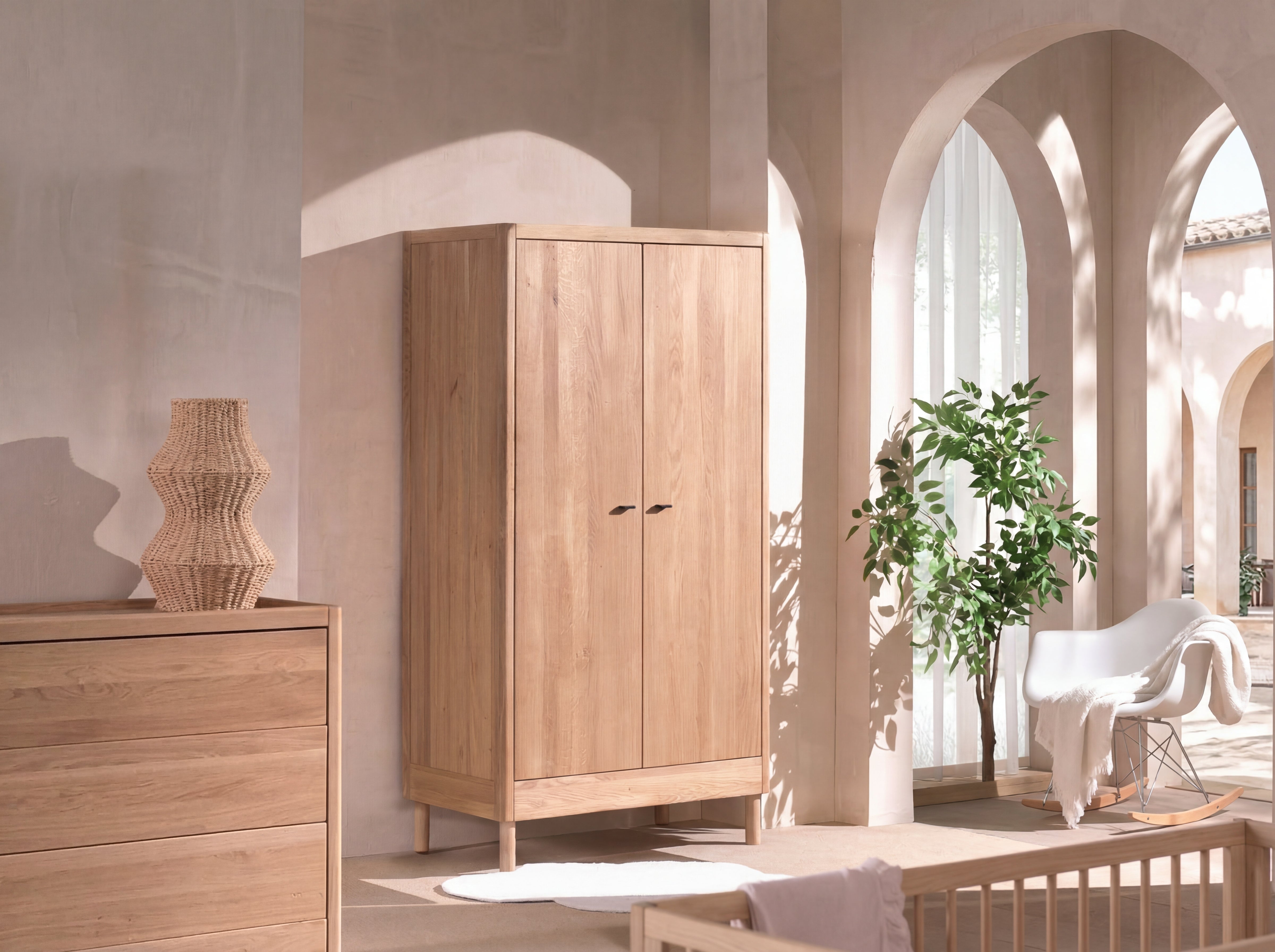 ארון 2 דלתות פורסט אלון