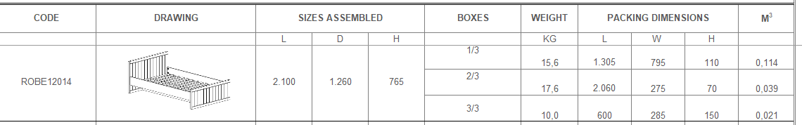 מיטת רובין 120 לבנה