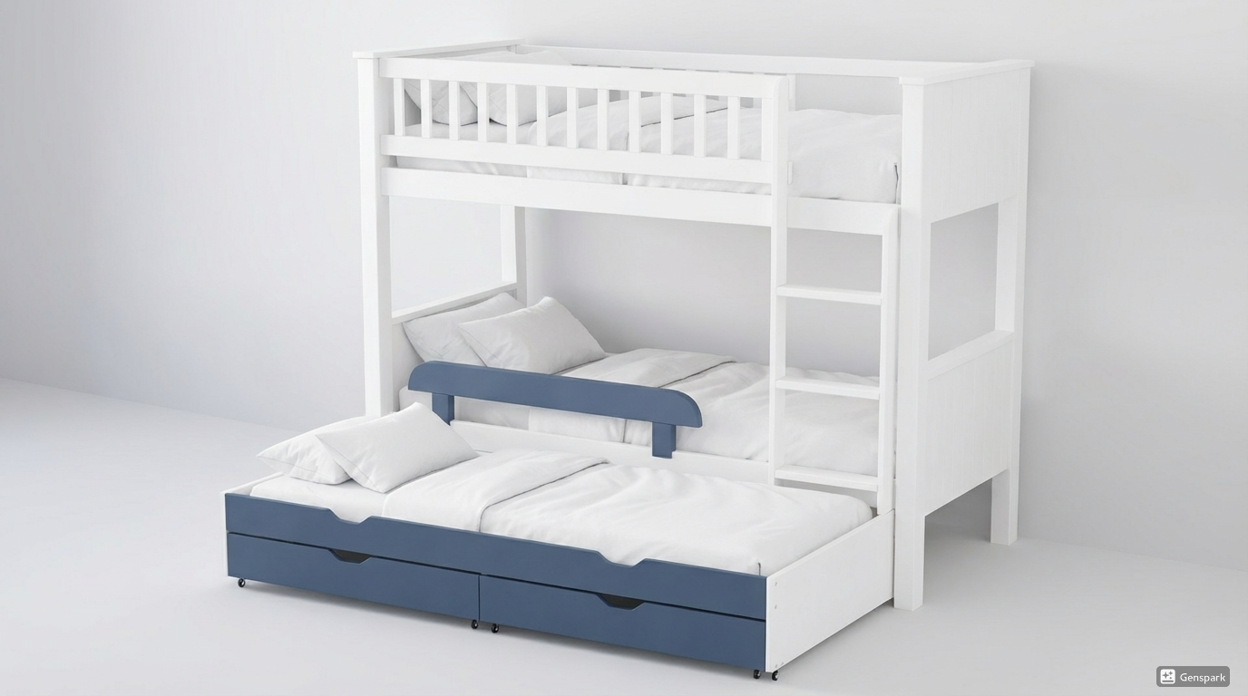 מיטת קומותיים טריו אקסטרה-8 צבעים