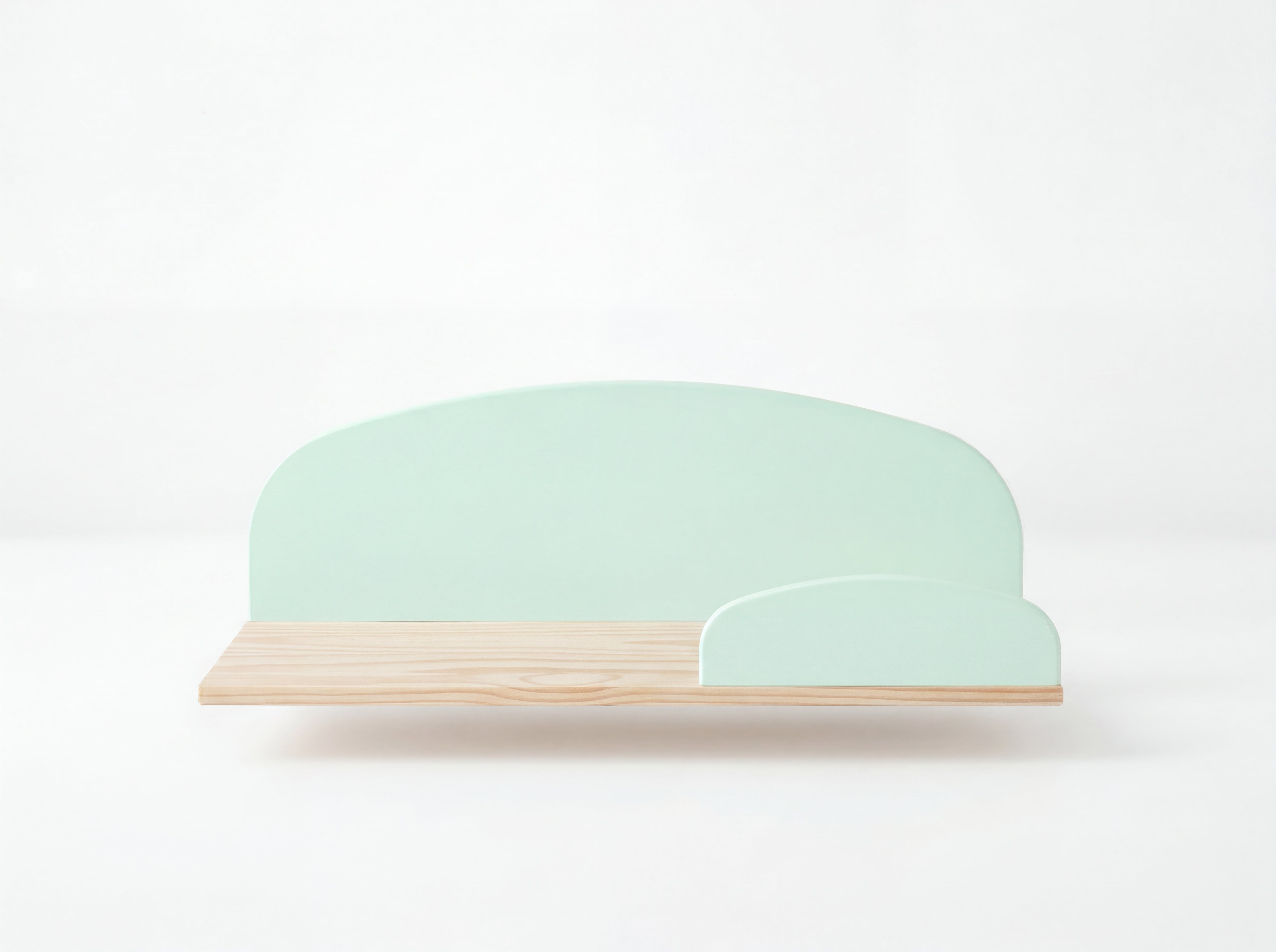 מדף קיר קידי ירוק 65 ס"מ