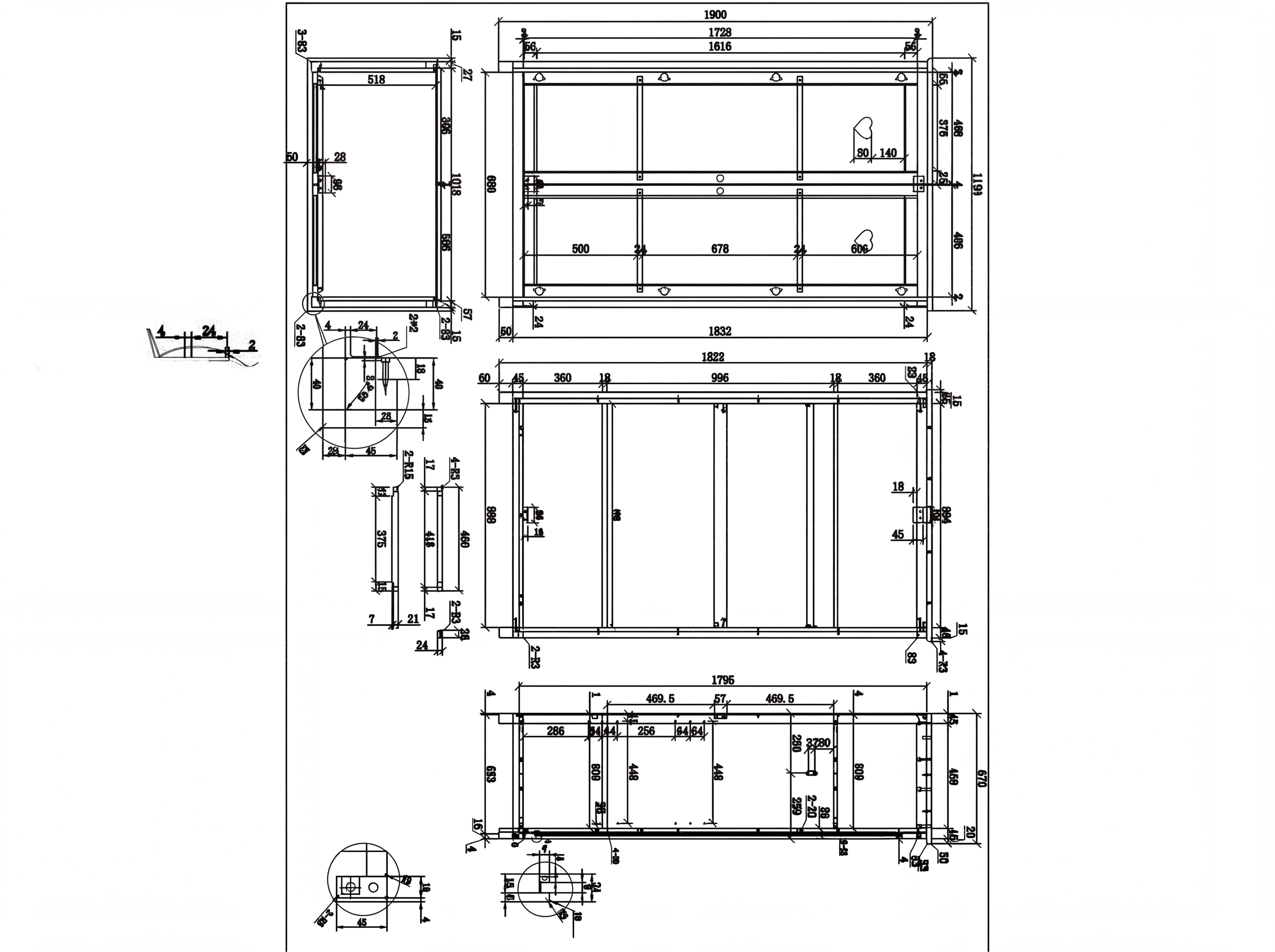 ארון 2 דלתות אמורי