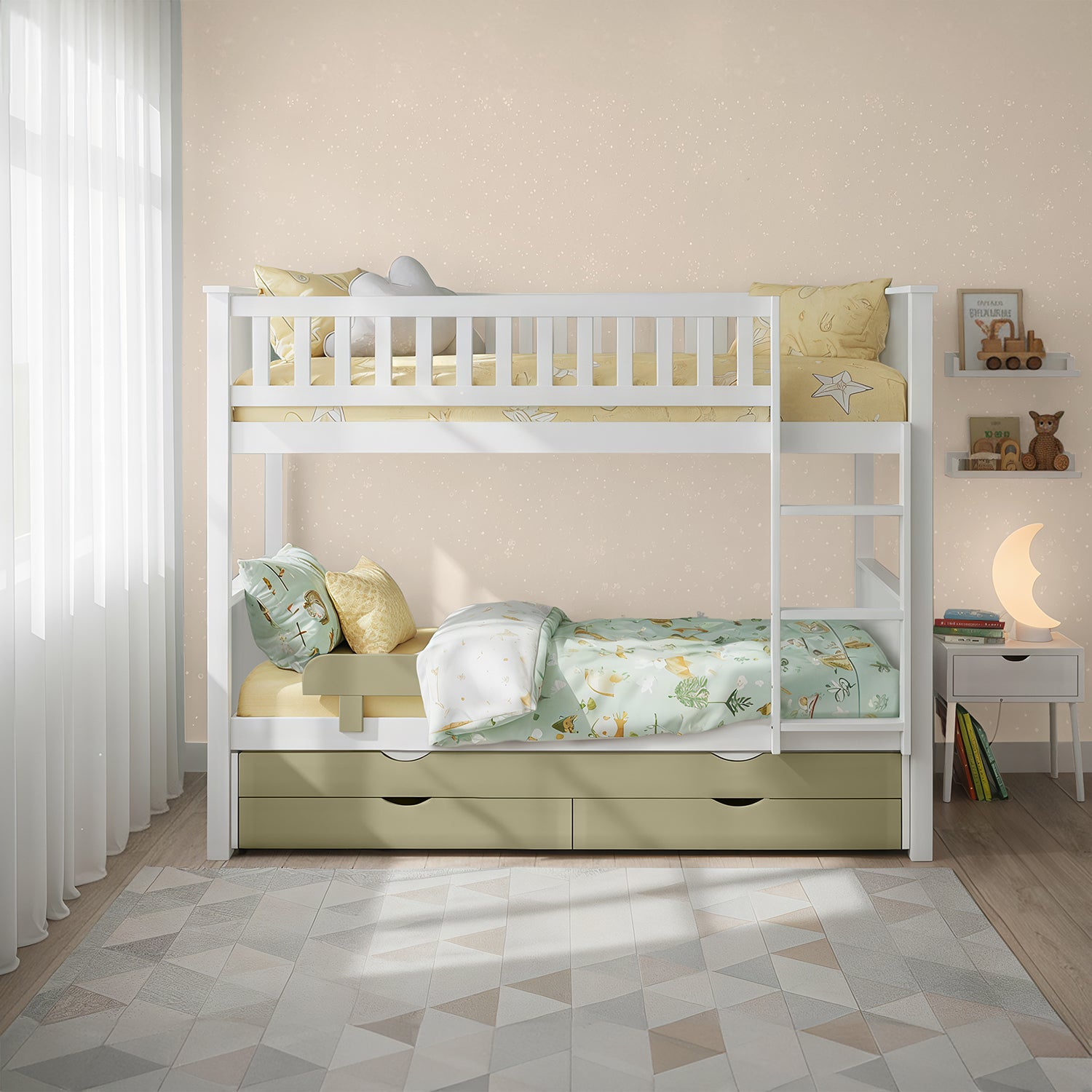 מיטת קומותיים טריו אקסטרה-8 צבעים