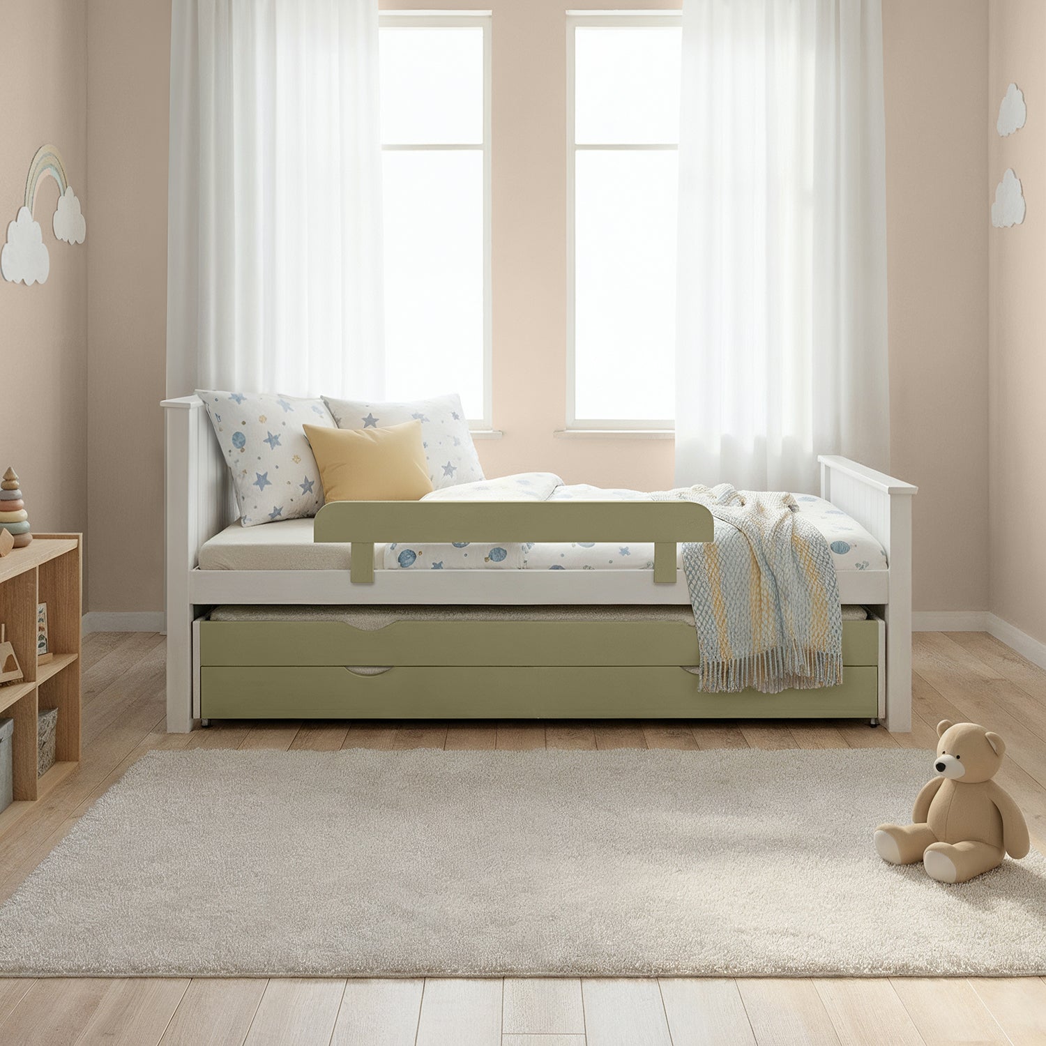 מיטת יחיד טריו- 8 צבעים