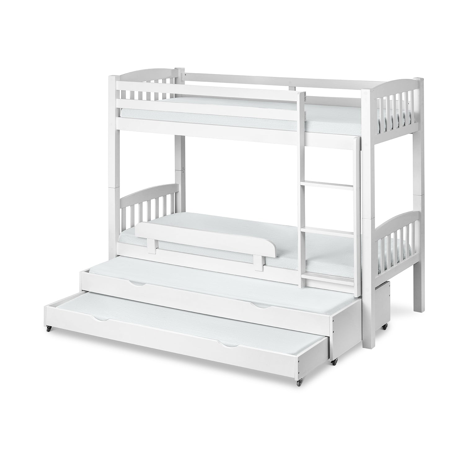 מיטת קומותיים טריו לבנה