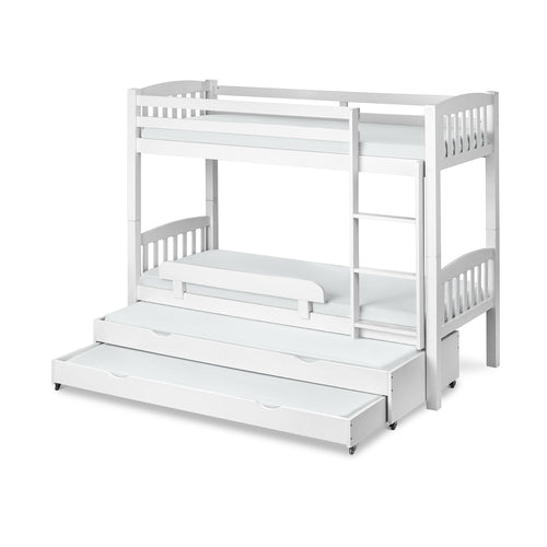 מיטת קומותיים טריו לבנה