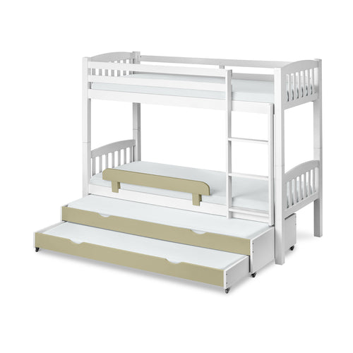 מיטת קומותיים טריו לבנה