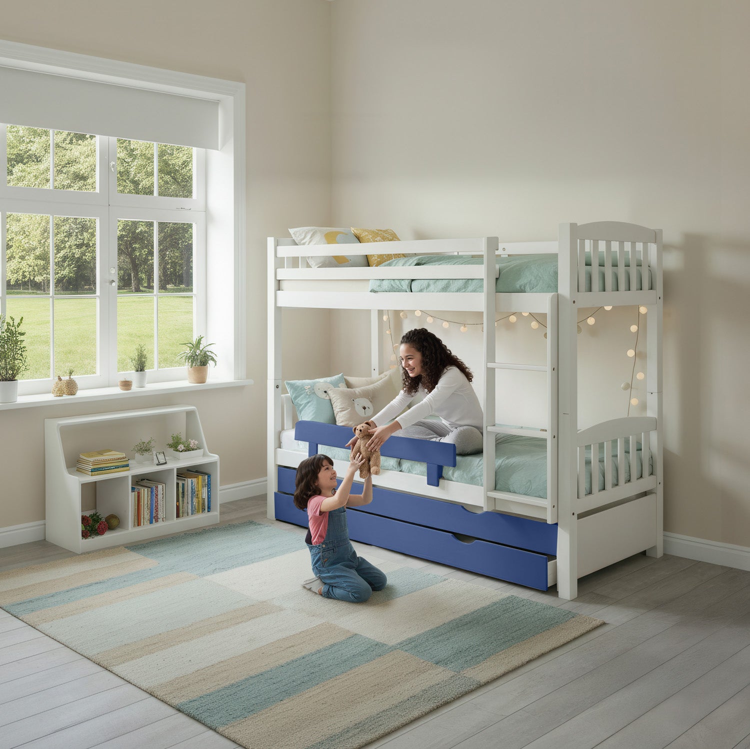 מיטת קומותיים טריו לבנה